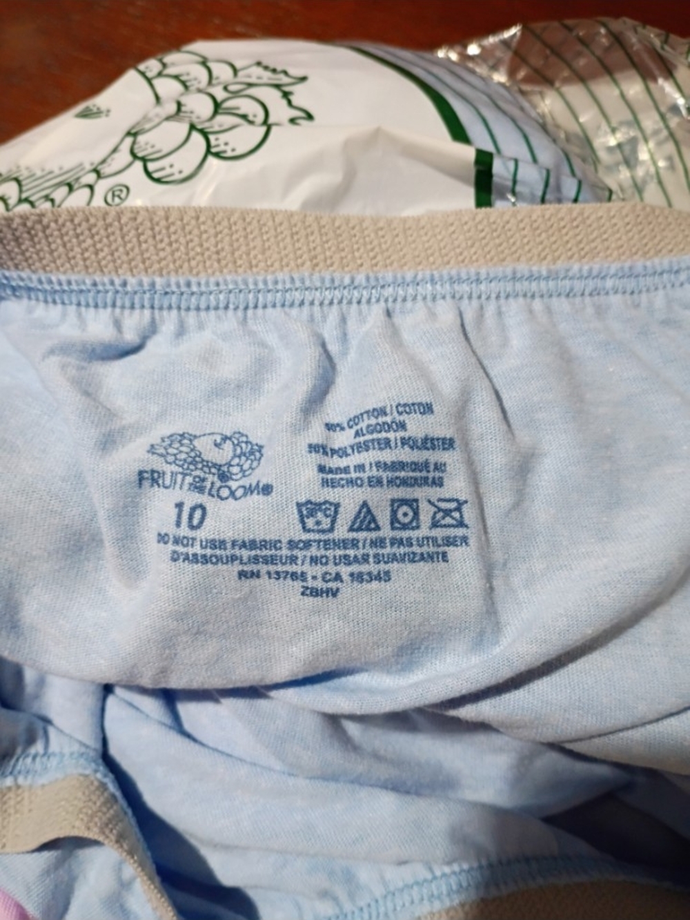 Packaging with brand label